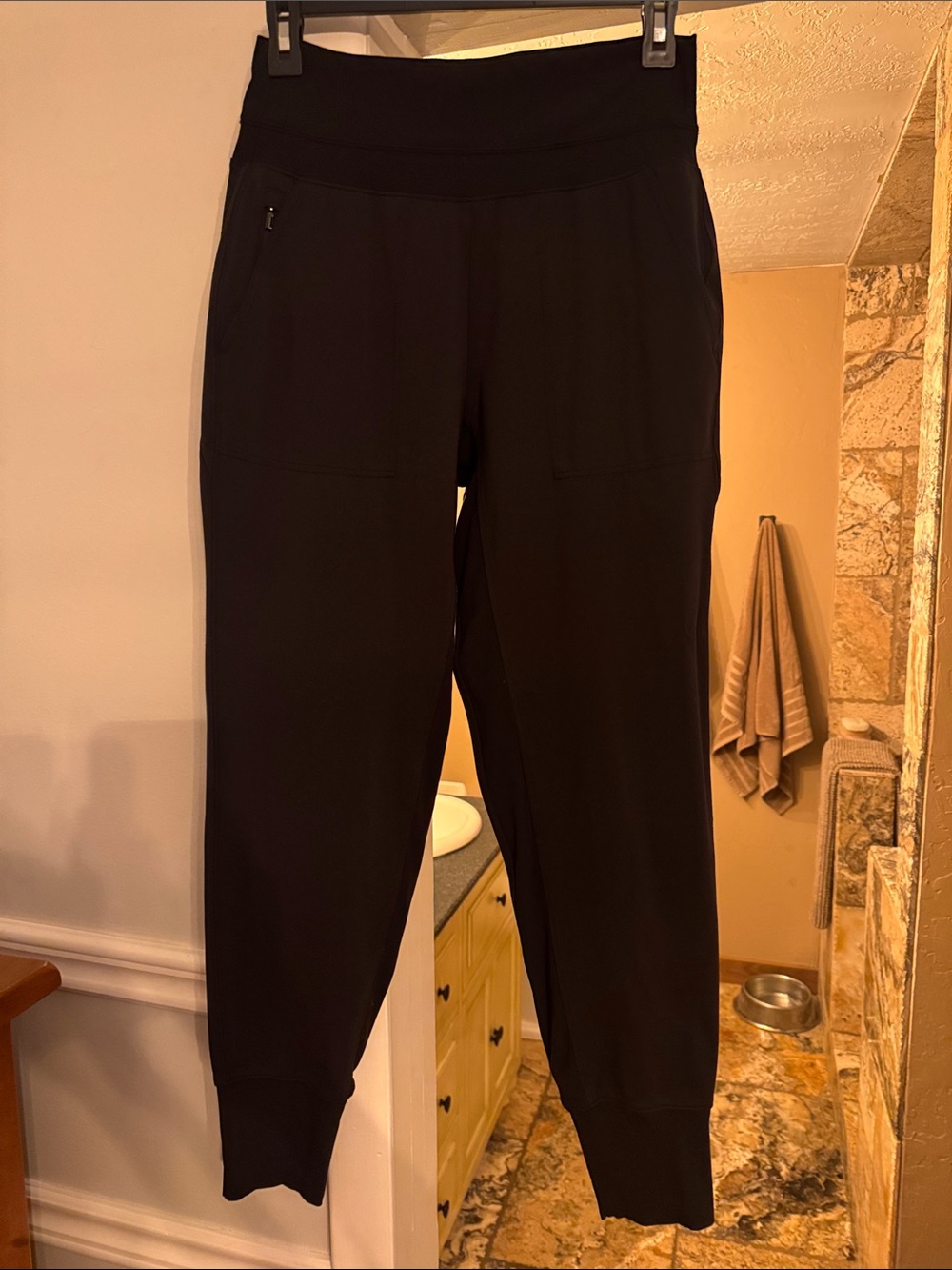 Athleta Black Track Jogger Pants